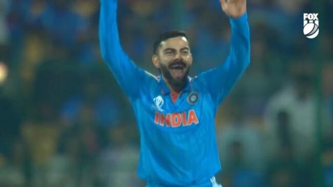 Kohli celebrates rare ODI wicket!