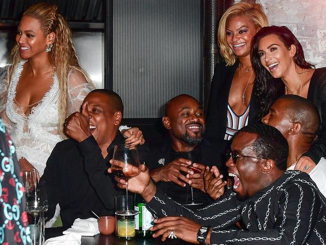 NEW YORK, NY - AUGUST 28: (EXCLUSIVE COVERAGE) Beyonce, Jay-Z, Kanye West, Kim Kardashian, Sean 'Diddy' Combs and Cassie celebrate their 2016 MTV Video Music Awards After Party at Pasquale Jones on August 28, 2016 in New York City. (Photo by James Devaney/GC Images)