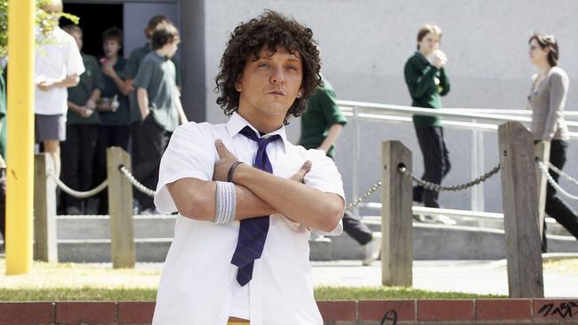 Chris Lilley as Jonah Takalua in TV show<i> Summer Heights High</i>.