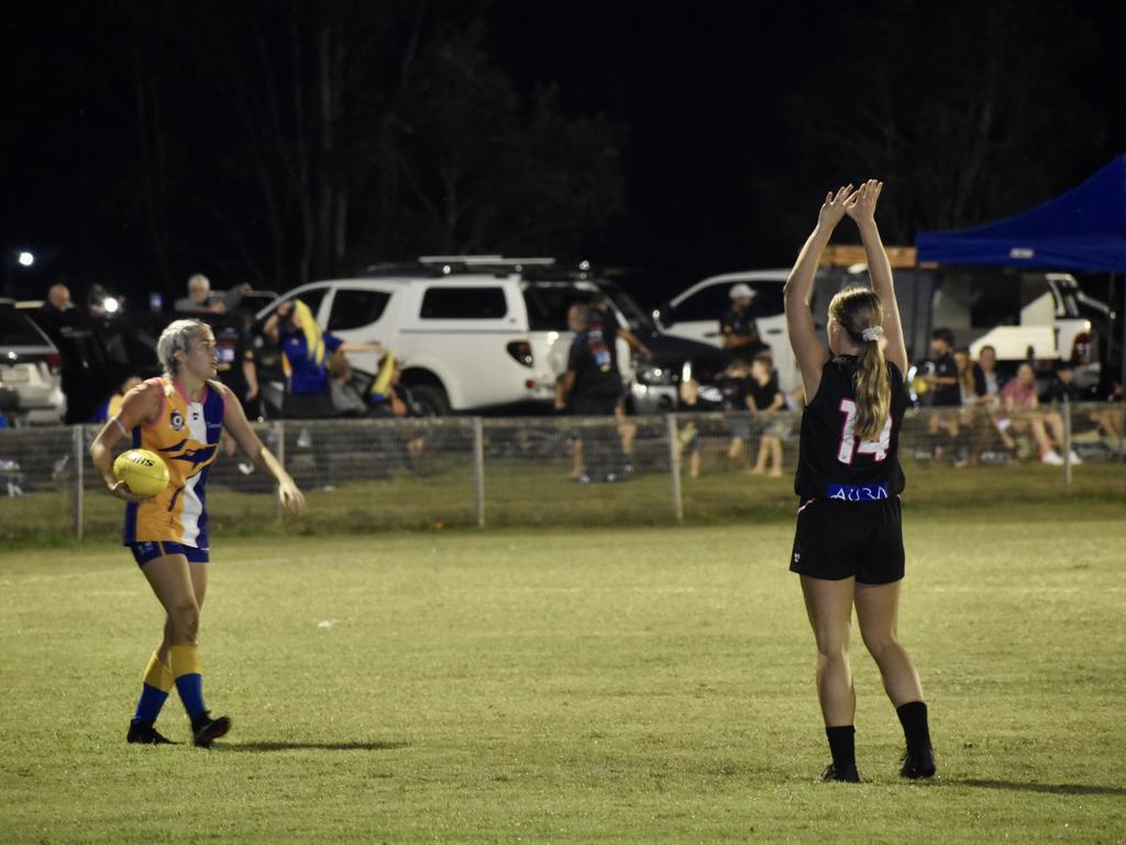 Hervey Bay Bombers have won the Wide Bay Women’s Grand Final against the Bundy Eagles. Picture: Isabella Magee