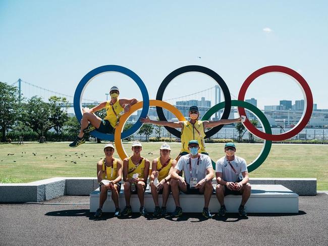 Aussie athletes have settled into the village.