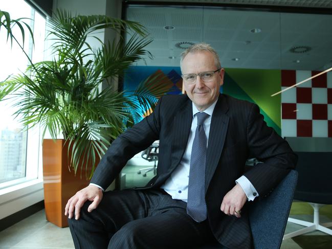 19/08/2020. Tabcorp CEO David Attenborough, photographed at their offices in Sydney. Britta Campion / The Australian