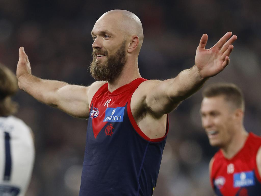 Gawn says he’s proud of his longevity in the game. Picture: Michael Klein