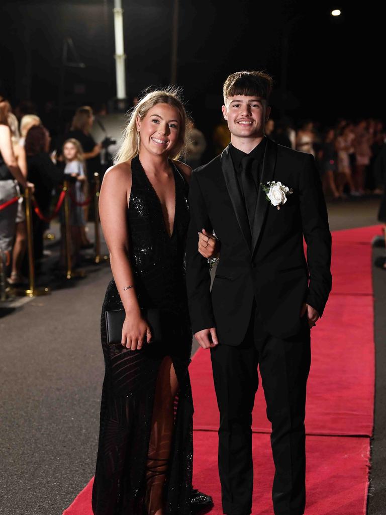 Caleb Berthelsen & Alix Woods at Xavier Catholic College year 12 formals. Picture: Patrick Woods.