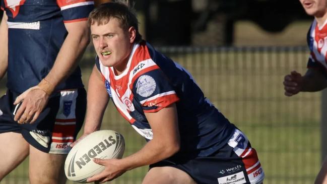 Tom Chanter in action for Camden reserve grade. Picture: Camden Rams