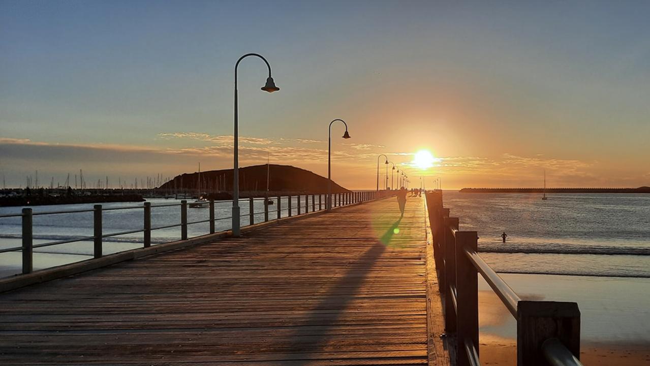 The jetty, captured by Jenny Ellem.