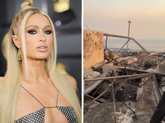 Paris Hilton is raising money for fire victims.