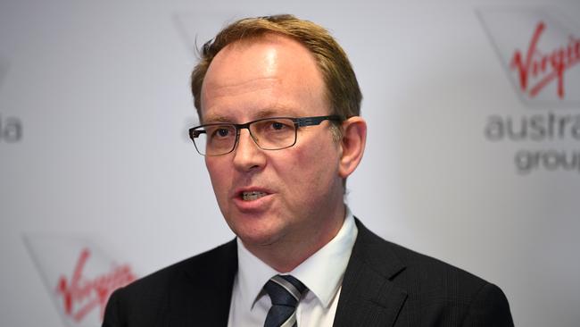 Virgin Australia administrator Vaughan Strawbridge is under pressure from bondholders to provide confidential details of the transaction with Bain Capital. Picture: Joel Carrett
