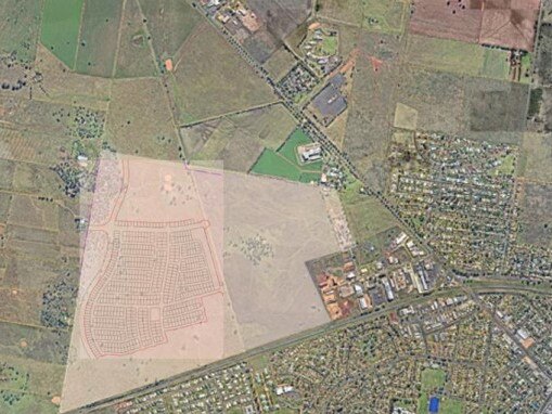 Wider map of proposed subdivision in Dubbo. Photo: Supplied.