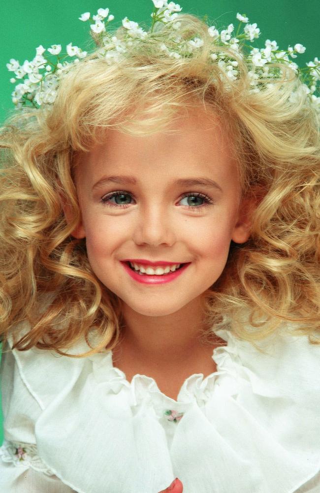 Murdered child beauty queen JonBenet Ramsey. Picture: Wikipedia