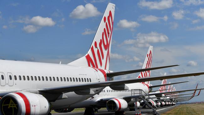 A large portion of the debt is with aircraft lenders and secured by aircraft. Picture: AAP