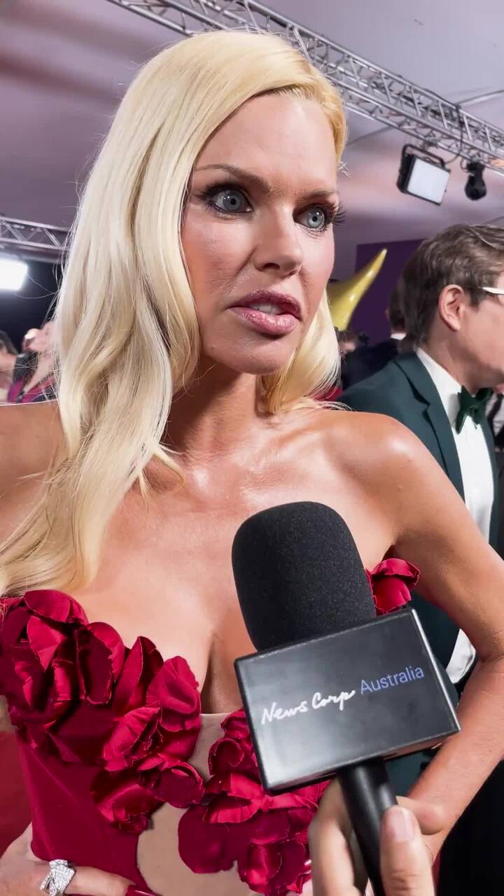 Sophie Monk on AACTAs red carpet