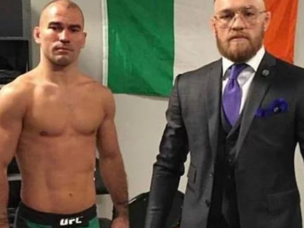 Artem Lobov and Conor McGregor. Picture: Twitter