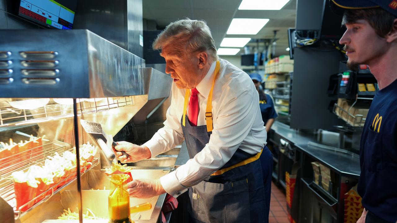 Trump serves up working-class photo op at McDonald’s