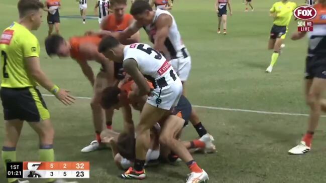 The rivalry between Collingwood and GWS is heating up