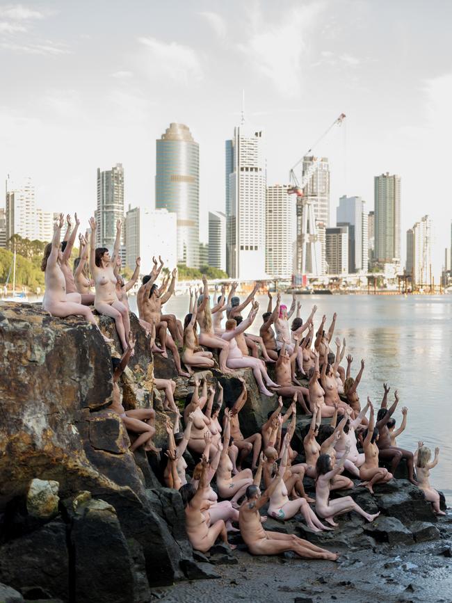 A shot from Tunick’s 2023 visit. Picture: Spencer Tunick.