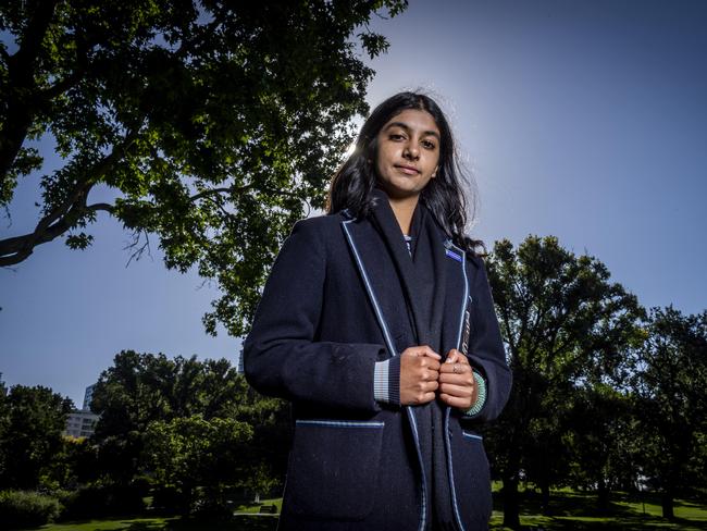 Anjali Sharma, 17, says the group will keep fighting. Picture: Jake Nowakowski