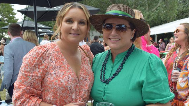 Cheyne and Kylie at the Rockhampton Jaguar Land Rover Pop-Up Polo on June 3, 2023. Picture: Aden Stokes