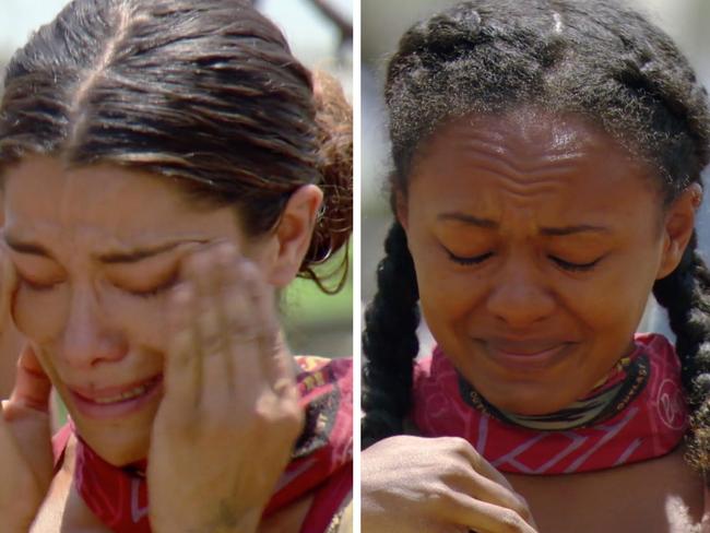 Survivor stars in tears over brutal injury