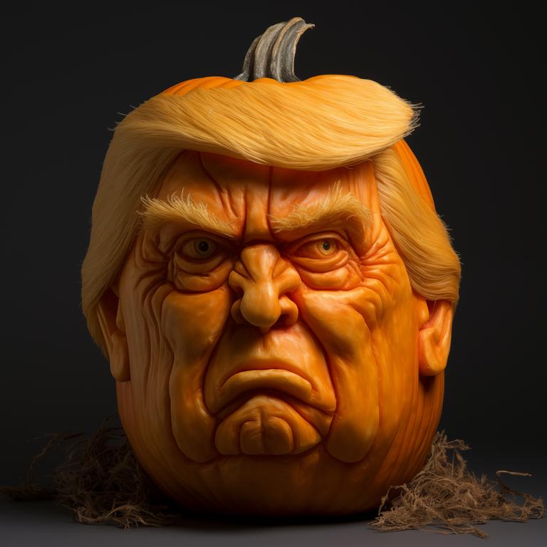 From The White House to the pumpkin patch, Trumpkin takes centrestage.