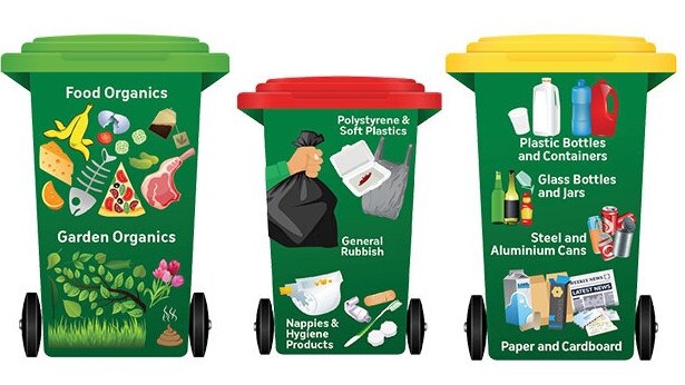 A trial of food organics and garden organics (FOGO) bins is set to take place. Picture: Supplied.