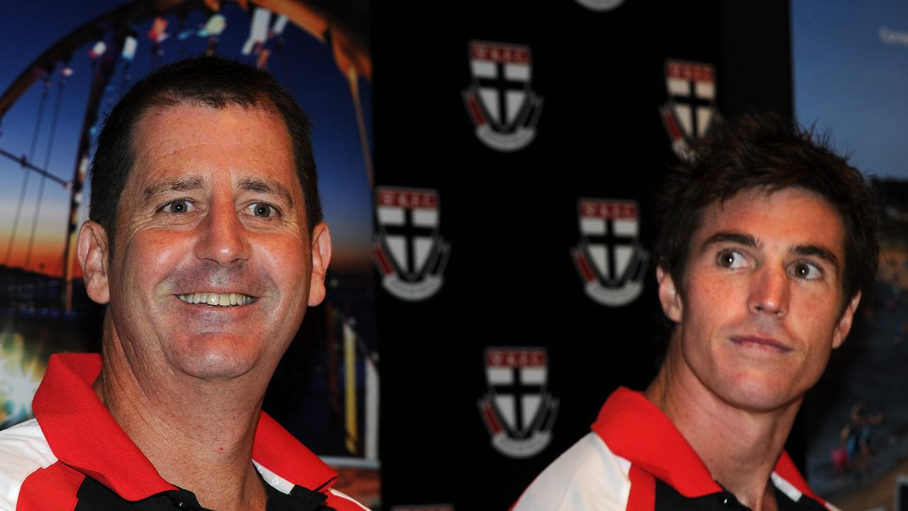 Club legend Lenny Hayes returns to the Saints as an assistant coach under Ross Lyon. Hayes worked closesly with Steele whilst both were at GWS. (Photo: Michael Dodge)