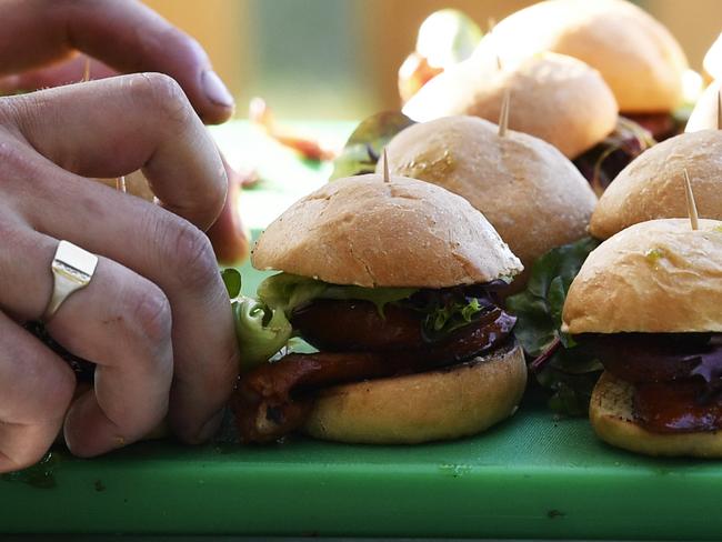 PM Eat + Drink were one of the food and taste vendors at Graze at the Gardens where they were serving burgers, oysters and other tapas