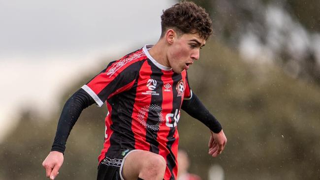 Julian Rodriguez of Altona Magic Soccer Club. Picture: MP Images