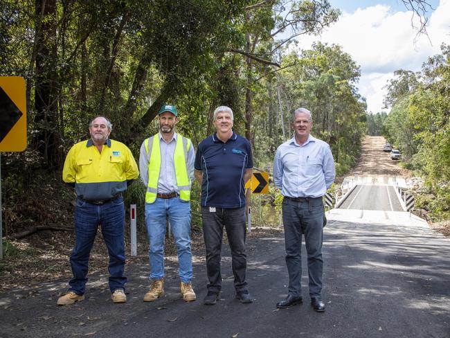 Travel times to reach the coast have been cut for Bauple and Tiaro residents following a successful project involving HQPlantations and the Fraser Coast Regional Council to reopen the Golden Gate Bridge in Tahiti Road.