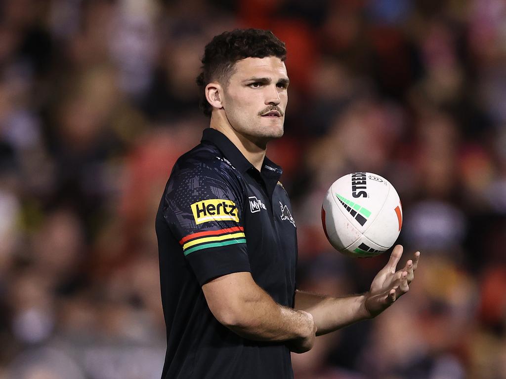 Smith says he won’t back down to Nathan Cleary, as the Roosters prepare to take on a full-strength Panthers squad. Picture: Getty Images