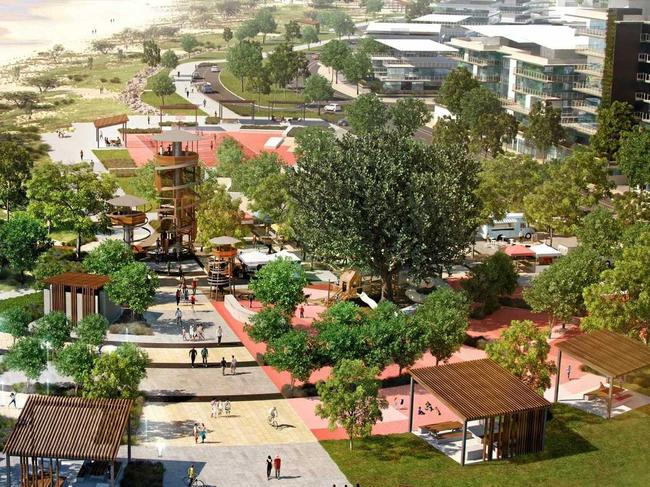 What the council proposed the Mackay Waterfront Priority Development Area (PDA) could look like.