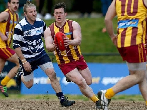 Nunawading’s Lachlan Gillespie in a one-off game against Ardmona last year. Picture: David Callow