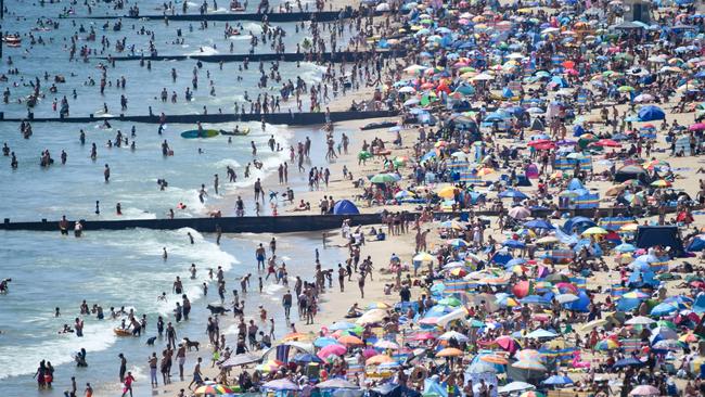 British visitors have flocked to Spain as restrictions begin to ease. Picture: Finnbarr Webster/Getty
