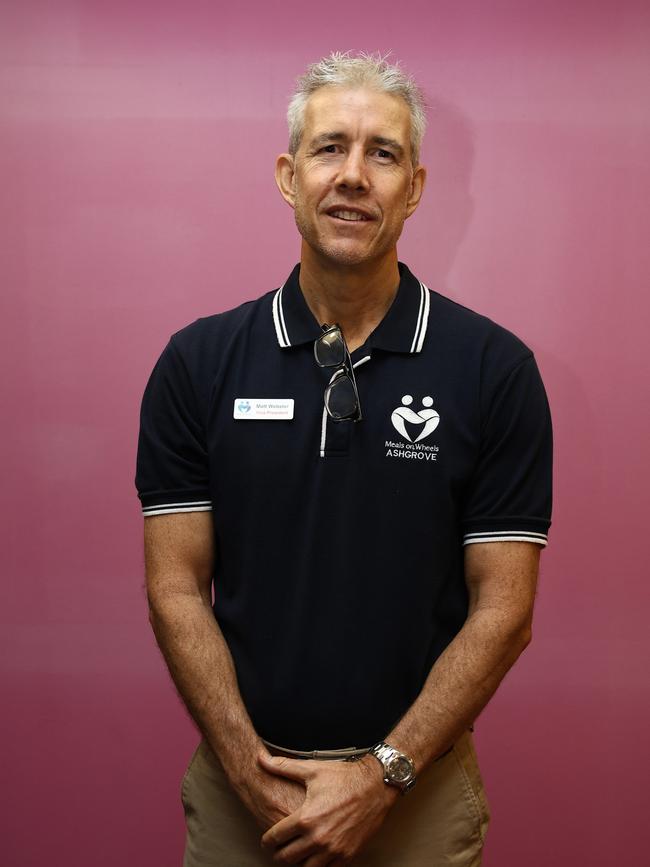 Queensland Meals on Wheels board member Matt Webster. Picture: David Clark