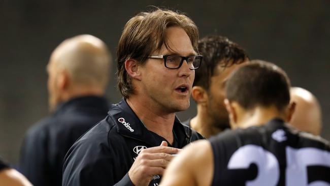 David Teague was not happy with Carlton’s start.