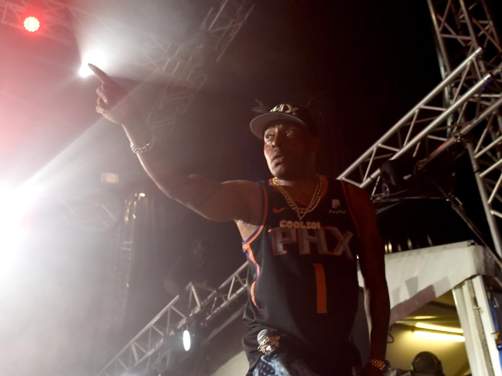 Townsville Groovin the Moo. Coolio performs. Picture: Evan Morgan