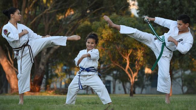 Siblings Sabah, Ali and Summer will represent Australia in a karate tournament in Japan.