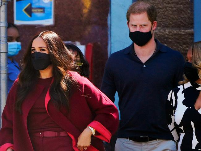 Meghan, Duchess of Sussex and Prince Harry, Duke of Sussex visit P.S. 123 in Harlem. Picture: Gotham/GC Images