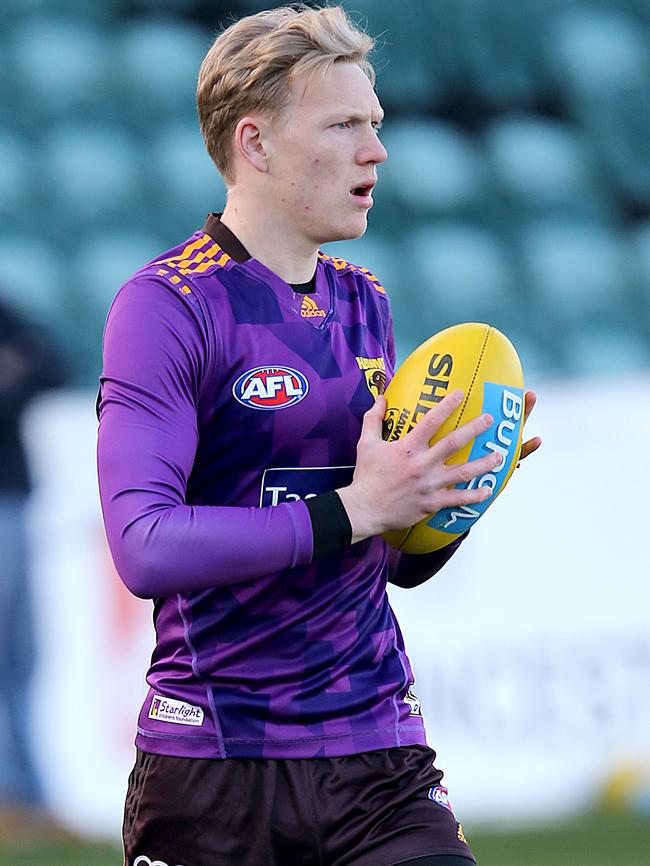 Hawthorn’s James Sicily. Picture: Sam Rosewarne