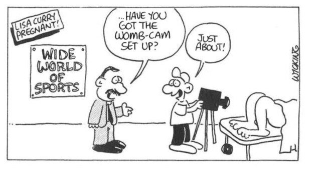 Wicking's cartoons often raise a few eyebrows.