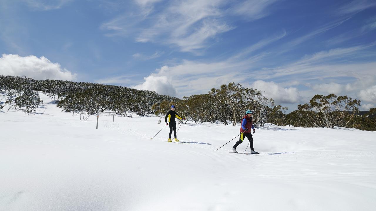 Cross-country skiing at Mt Baw Baw. Picture: Visit Victoria