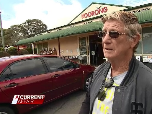 John Bowie was interviewed by A Current Affair over the death of his wife. Picture: Channel 9