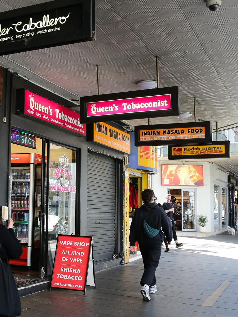 The main retail strip in Kings Cross in 2023. Picture: NCA Newswire/ Gaye Gerard