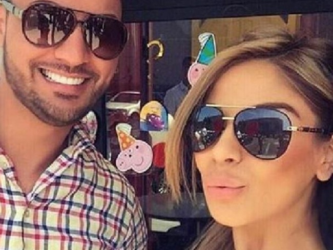 Salim Mehajer with sister Aisha.