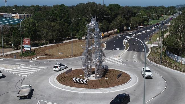 The Lighthouse sculpture at Byron Bay, dubbed the ‘disco dong’ by locals, will be torn down. Picture: Christopher Soulsby/Byron Shire Council