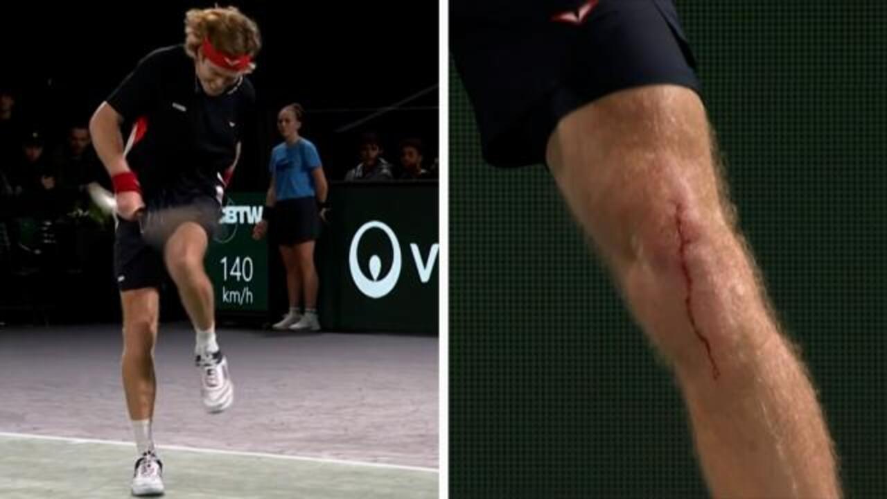 Rublev draws blood after latest meltdown