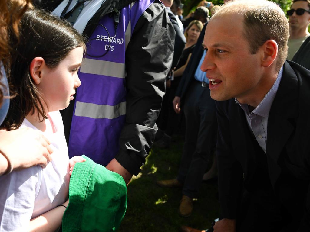 Prince William meets fans at Windsor. Picture: Getty Images