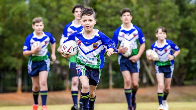 Narangba Rangers RLFC players, Sunday, June 28, 2020 – Picture: Richard Walker