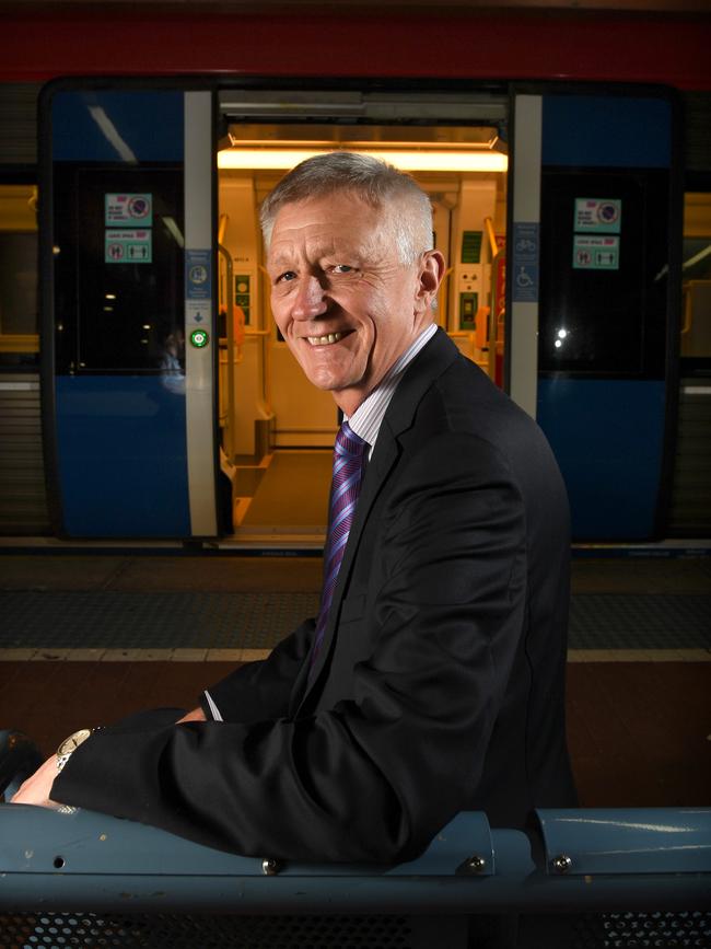 Keolis Downer CEO David Frank, whose company will run Adelaide’s train network from the end of January 2021. Picture: Tricia Watkinson