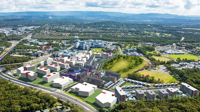 The Health and Knowledge precinct incubation hub — where 9.5 to 10 hectares of land has been set aside for attracting globally competitive cutting edge firms to drive diversification of the GC economy after the Commonwealth Games.